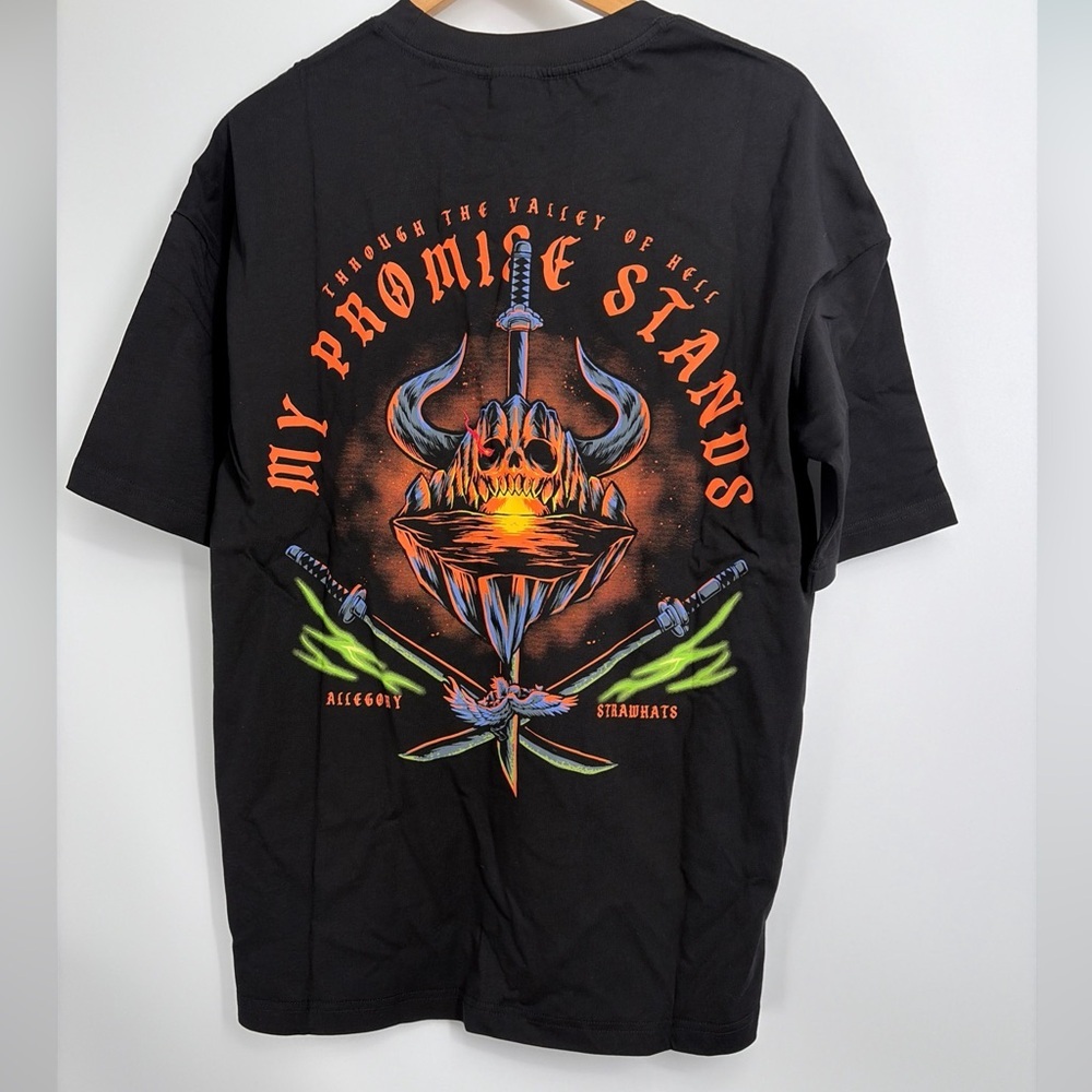 ALLEGORY House Clothing T-shirt Sz M My Promise Stands Valley Of Hell New